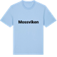Blue Soul t-shirt med Mossviken fetstil t-shirt