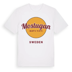 Mostugan cirkel t-shirt – ekologisk bomull t-shirt från Pinshirt