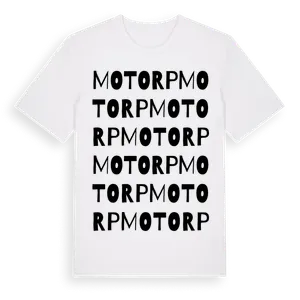 Motorp ordlek t-shirt – ekologisk bomull t-shirt från Pinshirt
