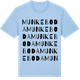 Blue Soul t-shirt med Munkeboda ordlek t-shirt