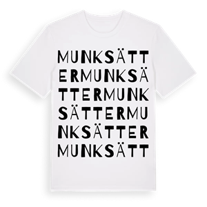 Munksätter ordlek t-shirt – ekologisk bomull t-shirt från Pinshirt