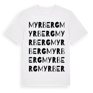 Myrberg ordlek t-shirt – ekologisk bomull t-shirt från Pinshirt