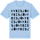 Blue Soul t-shirt med Myresjö ordlek t-shirt