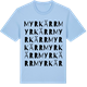 Blue Soul t-shirt med Myrkärr ordlek t-shirt