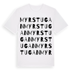 Myrstugan ordlek t-shirt – ekologisk bomull t-shirt från Pinshirt