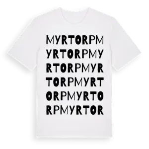 Myrtorp ordlek t-shirt – ekologisk bomull t-shirt från Pinshirt