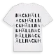 Nackhäll ordlek t-shirt