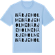 Blue Soul t-shirt med Närjeholme ordlek t-shirt