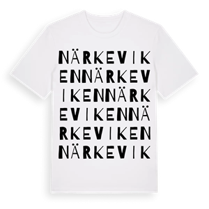 Närkeviken ordlek t-shirt – ekologisk bomull t-shirt från Pinshirt