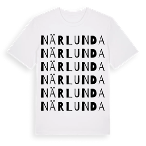 Närlunda ordlek t-shirt – ekologisk bomull t-shirt från Pinshirt