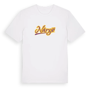Närsjö baseball t-shirt – ekologisk bomull t-shirt från Pinshirt