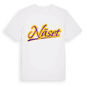 Näset baseball t-shirt – ekologisk bomull t-shirt från Pinshirt