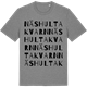 Mid Heather Gray t-shirt med Näshulta kvarn ordlek t-shirt