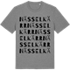 Mid Heather Gray t-shirt med Nässelkärr ordlek t-shirt