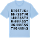 Blue Soul t-shirt med Nässtugan ordlek t-shirt