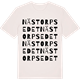 Vintage White t-shirt med Nästorpsedet ordlek t-shirt