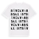Nävekvarns klint ordlek t-shirt