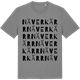 Mid Heather Gray t-shirt med Näverkärr ordlek t-shirt