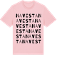 Pink Cotton t-shirt med Navesta ordlek t-shirt