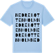 Blue Soul t-shirt med Nedre Bottenholm ordlek t-shirt