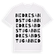 Nedre Sandstugan ordlek t-shirt