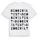 Nedre Vältesta ordlek t-shirt