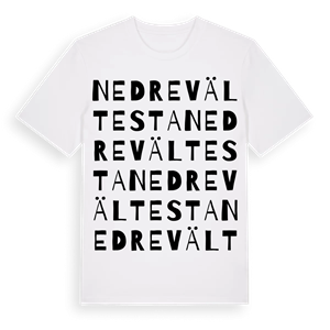 Nedre Vältesta ordlek t-shirt – ekologisk bomull t-shirt från Pinshirt