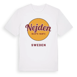Nejden cirkel t-shirt – ekologisk bomull t-shirt från Pinshirt