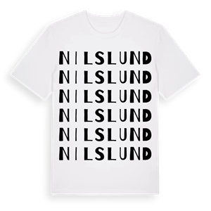 Nilslund ordlek t-shirt – ekologisk bomull t-shirt från Pinshirt
