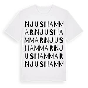 Njushammar ordlek t-shirt – ekologisk bomull t-shirt från Pinshirt