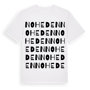 Noheden ordlek t-shirt – ekologisk bomull t-shirt från Pinshirt