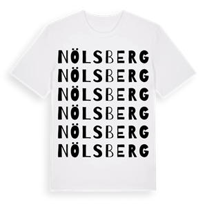 Nölsberg ordlek t-shirt – ekologisk bomull t-shirt från Pinshirt