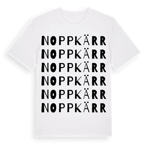 Noppkärr ordlek t-shirt – ekologisk bomull t-shirt från Pinshirt