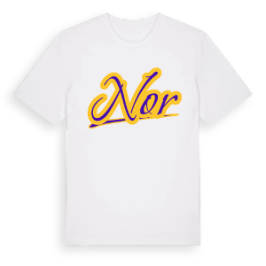 Nor baseball t-shirt – ekologisk bomull t-shirt från Pinshirt