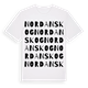 Nordanskog ordlek t-shirt