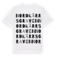 Nordkärrsgraven ordlek t-shirt
