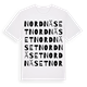 Nordnäset ordlek t-shirt