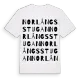 Norlångsstugan ordlek t-shirt