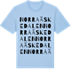 Blue Soul t-shirt med Norra Äskedalen ordlek t-shirt