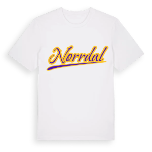 Norrdal baseball t-shirt – ekologisk bomull t-shirt från Pinshirt
