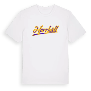 Norrhäll baseball t-shirt – ekologisk bomull t-shirt från Pinshirt