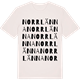 Vintage White t-shirt med Norrlänna ordlek t-shirt