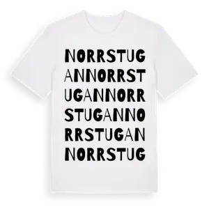 Norrstugan ordlek t-shirt – ekologisk bomull t-shirt från Pinshirt