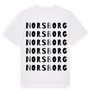 Norsborg ordlek t-shirt – ekologisk bomull t-shirt från Pinshirt