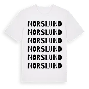 Norslund ordlek t-shirt – ekologisk bomull t-shirt från Pinshirt
