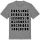 Mid Heather Gray t-shirt med Norsudden ordlek t-shirt