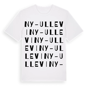 Ny-Ullevi ordlek t-shirt – ekologisk bomull t-shirt från Pinshirt
