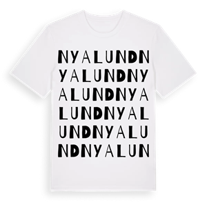 Nyalund ordlek t-shirt – ekologisk bomull t-shirt från Pinshirt