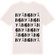 Vintage White t-shirt med Nyäng ordlek t-shirt