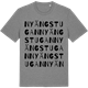 Mid Heather Gray t-shirt med Nyängstugan ordlek t-shirt